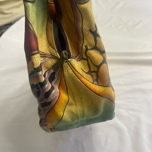 Anuschka Multicolor Sunflower Shoulder Bag - Picture 11 of 16